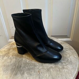 3.1 Philip Lim black Ankle leather  Drum B Boots Sz 37